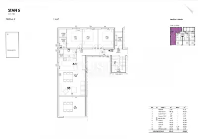 ZADAR, PRIVLAKA - Stan u izgradnji 100 m od mora S5 - 21