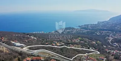 Baugrundstück 5.010 m², Veprinac - Panoramablick auf das Meer - 2