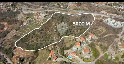 Baugrundstück 5.010 m², Veprinac - Panoramablick auf das Meer - 3