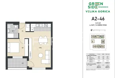 PRODAJA, VELIKA GORICA – NOVOGRADNJA | 2-SOBNI STAN 55,01m² S LOGGIJOM - 11