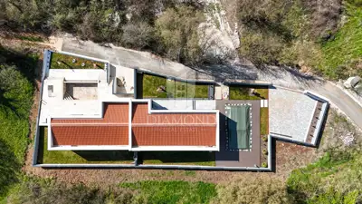 Barban, modernes Doppelhaus mit Pool - 10