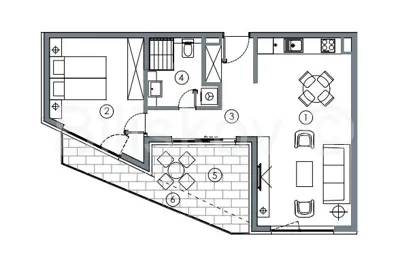 Apartment, Makarska, open sea view and south orientation - 12