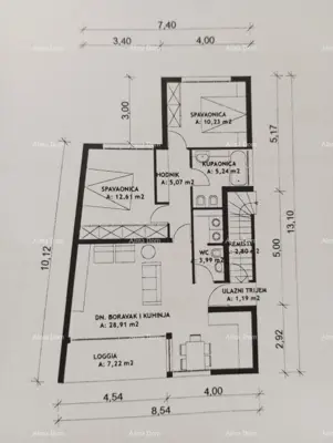 Apartman 75 m², Tar-Vabriga - prizemlje i vrt - 14