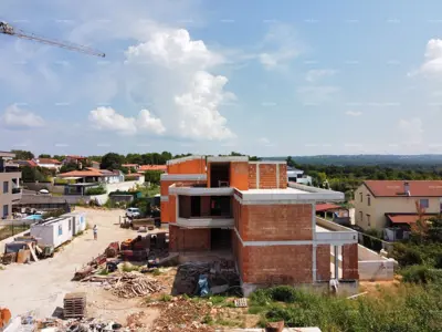 Vila s bazenom, Tar kod Poreča, pogled na more - 13