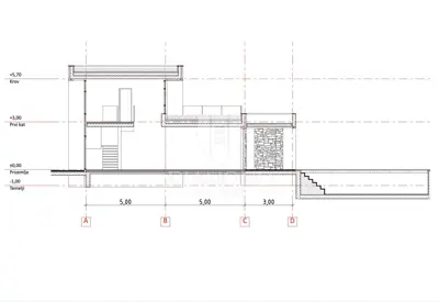 Villa 265 m², Labin - bazen i pogled na more - 9