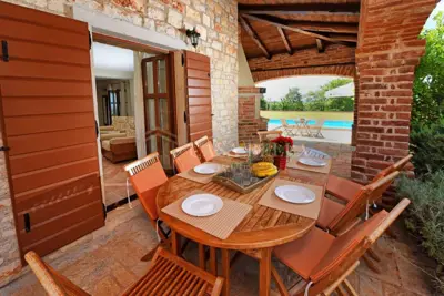 Villa 246 m², Sveti Lovreč - heated pool and grounds 1,389 m² - 4