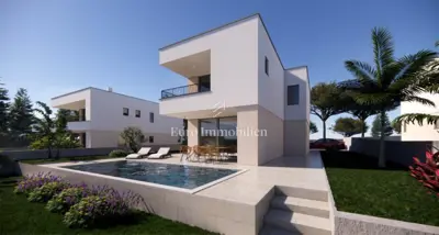 Villa auf Krk, Pool und Meerblick - 10