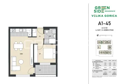 PRODAJA, VELIKA GORICA – NOVOGRADNJA | 2-SOBNI STAN 55,16m² S LOGGIJOM - 11