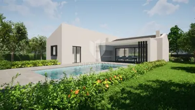 Prizemnica 120 m², Labin okolica - pogled na Učku