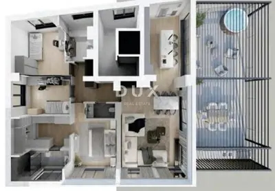 Apartment 113 m², Srebrnjak - 3 bedrooms and terrace - 4