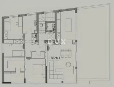 Apartment 113 m², Srebrnjak - 3 bedrooms and terrace - 6