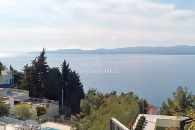 Kuća 288 m², Omiš - bazen i pogled na more - 9
