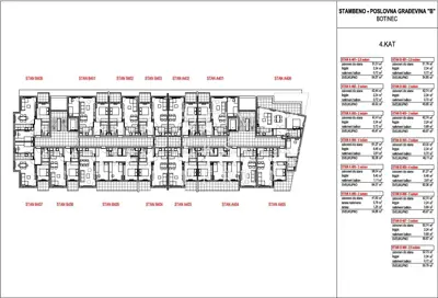 Botinec, Trosoban stan na četvrtom katu, 64 m² - 3