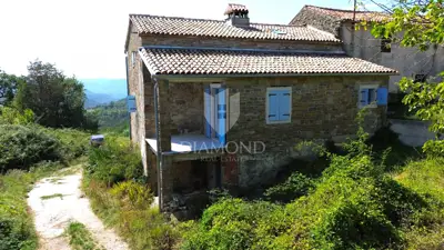 Cerovlje, okolica, dvije kamene kuće sa prekrasnim pogledom - 6