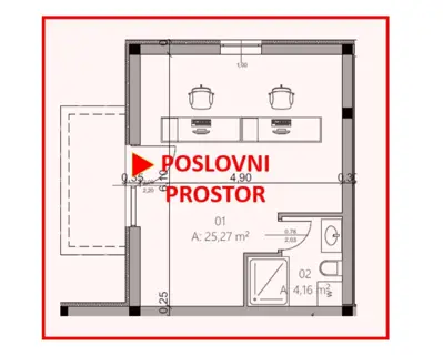 Poslovni prostor 29 m², Pula - Monvidal, novogradnja - 3