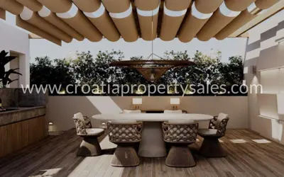 Apartment 70 m², Zadar - 2 bedrooms, terrace and garden - 4