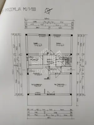 Kuća 200 m², Sveta Klara - 2 stana i 700 m² okućnice - 14