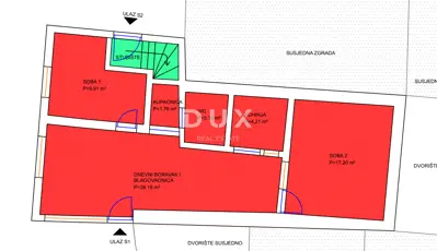 Apartment 62.2 m², Pirovac - 2 bedrooms, for renovation - 9