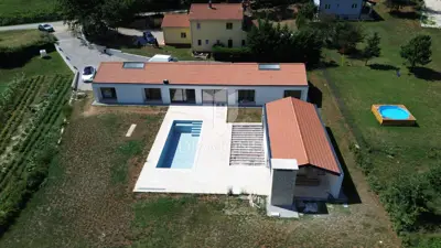 Villa 270 m², Kršan Umgebung, beheizter Pool - 5