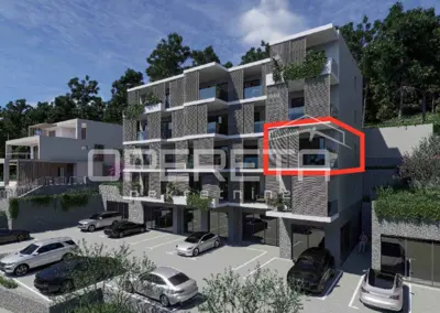 Wohnung 61 m², Omiš - Neubau mit Aufzug und Balkon