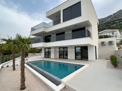 Villa 386 m², Brela - pool and panoramic sea view - 2