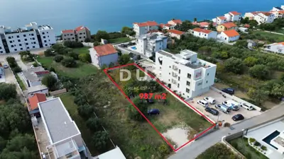 Baugrundstück, Bibinje - am Meer und Anschlüsse am Grundstück - 2