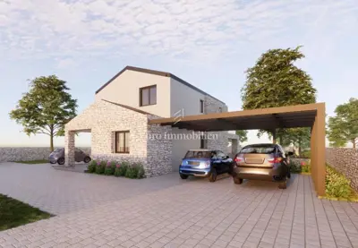 Vila 227 m², Krk - panoramski pogled na more - 6