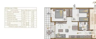 Apartment for sale in Medulin, 57 m² - 3
