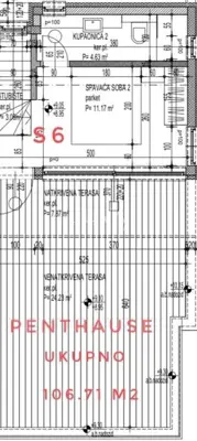 Čiovo, new build with sea view, penthouse GZ/S6, net area 79 m² - 8