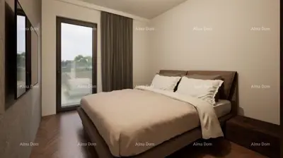 Wohnung in Ližnjan, 1000 m vom Meer entfernt, mit Terrasse und Parkplatz - 8