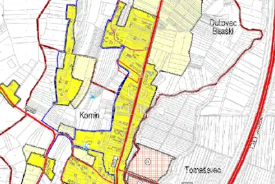 Dubovec Bisaški, KOMIN, Kuća, gospodarske zgrade i velika okućnica - 1 - 16