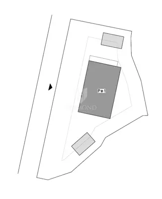 Building plot 864 m², Malinska - semi-detached house project - 3