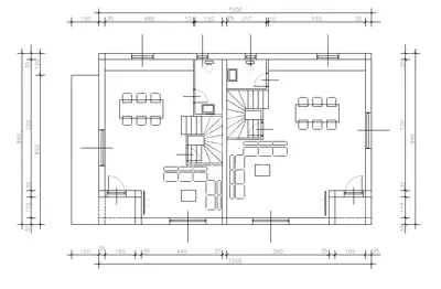 Building plot 864 m², Malinska - semi-detached house project - 4
