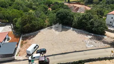 Building plot 864 m², Malinska - semi-detached house project - 2