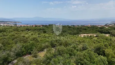 Building plot 864 m², Malinska - semi-detached house project
