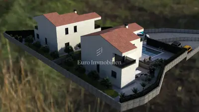 Vrbnik - Risika, land with conceptual project for two houses! - 5
