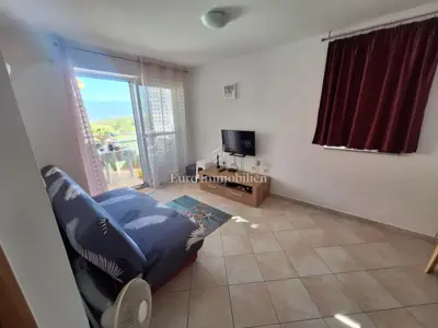 Apartment 45 m², Uvala Soline - Terrasse und teilweiser Meerblick - 3