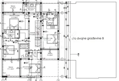 Doppelhaushälfte 255,47 m², Nin - 310 m vom Meer und Pool - 15