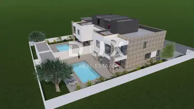 Doppelhaushälfte 255,47 m², Nin - 310 m vom Meer und Pool - 7
