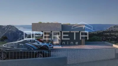 Grundstück 1.546 m² mit Projekt für eine moderne Villa, Omiš - 8