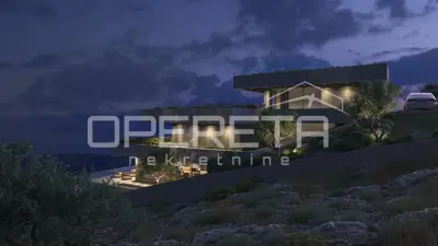Grundstück 1.546 m² mit Projekt für eine moderne Villa, Omiš - 10