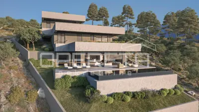 Grundstück 1.546 m² mit Projekt für eine moderne Villa, Omiš - 4