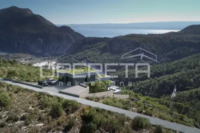 Grundstück 1.546 m² mit Projekt für eine moderne Villa, Omiš - 7