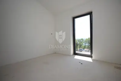 Labin, dvije renovirane kamene kuće sa bazenom, pogled more - 12