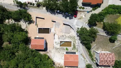 Labin, dvije renovirane kamene kuće sa bazenom, pogled more - 22