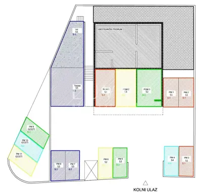 Wohnung 87,6 m², Perjavica - 1. Stock, Terrasse und Garten - 16
