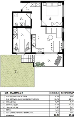 Apartment for sale in Vodice, 57,9 m² - 7