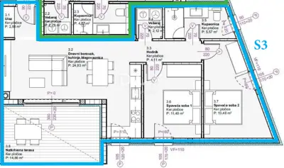 DALMACIJA, VODICE - 2-room apartment "S3" under construction - 6