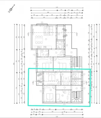 Maisonette-Wohnung 115,6 m², Brešca - 3 Zimmer, Terrasse - 14