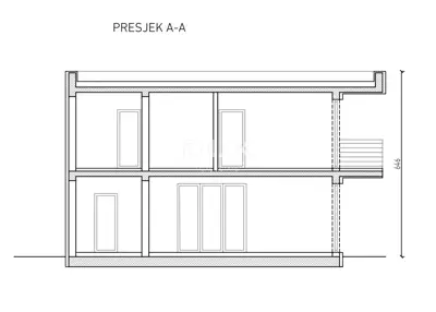 Maisonette-Wohnung 115,6 m², Brešca - 3 Zimmer, Terrasse - 5